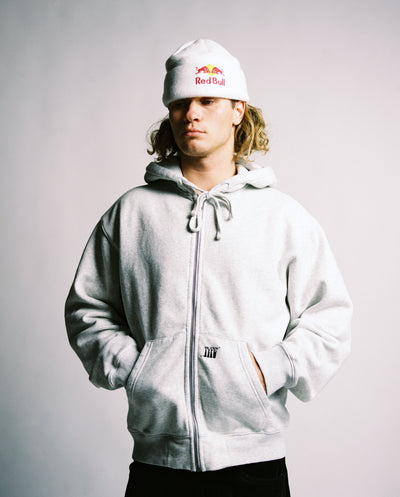 Zip Hoodie Grey Melange