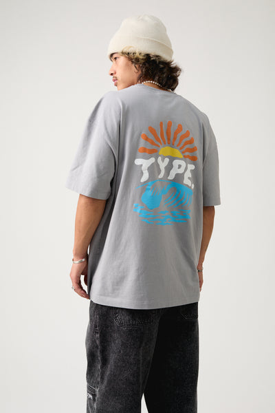 SUNDOWNER TEE - grey