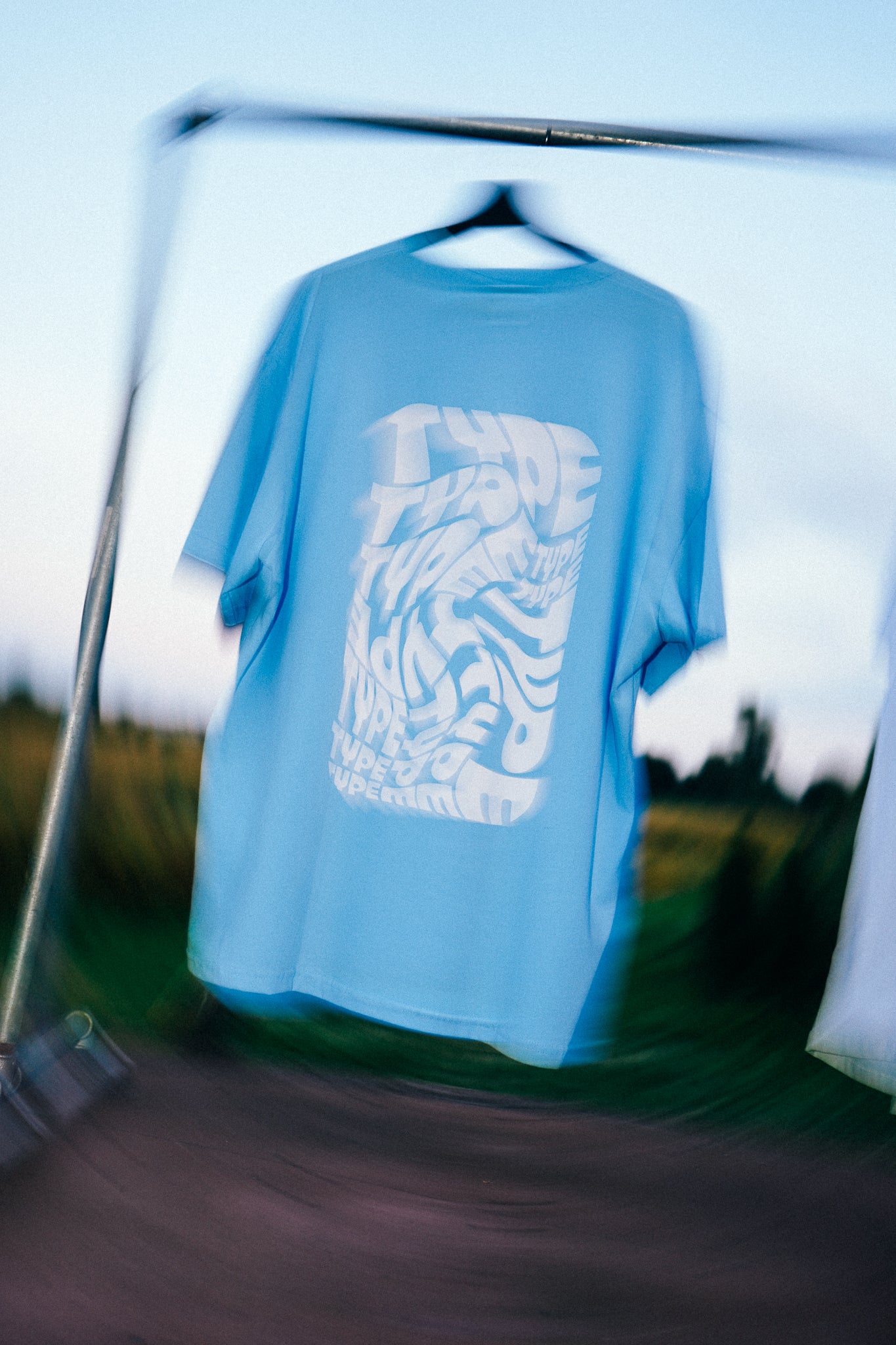 BABY BLUE LOGO TEE