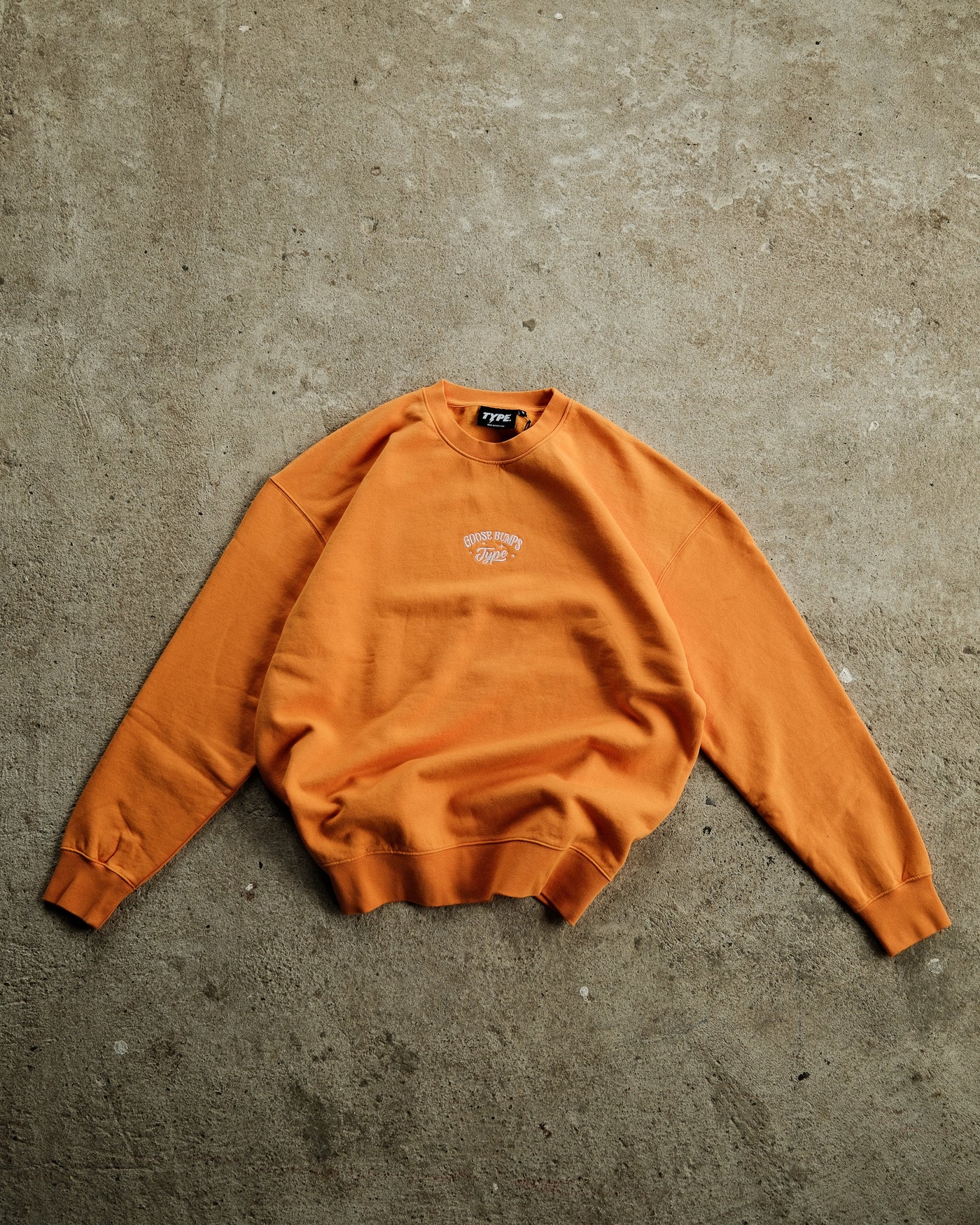 Orange GOOSEBUMPS Crewneck