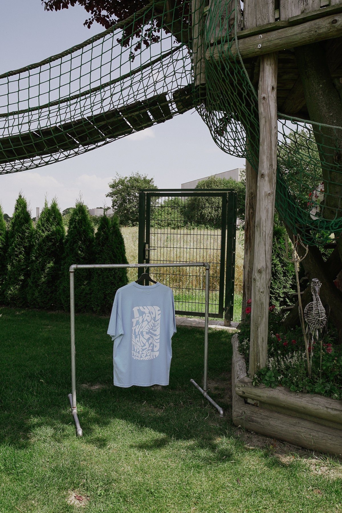 BABY BLUE LOGO TEE