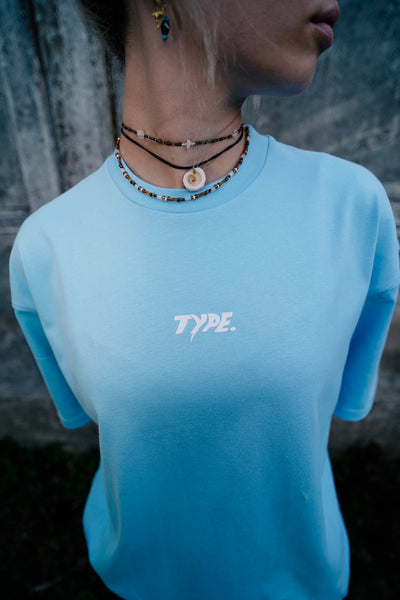 BABY BLUE LOGO TEE