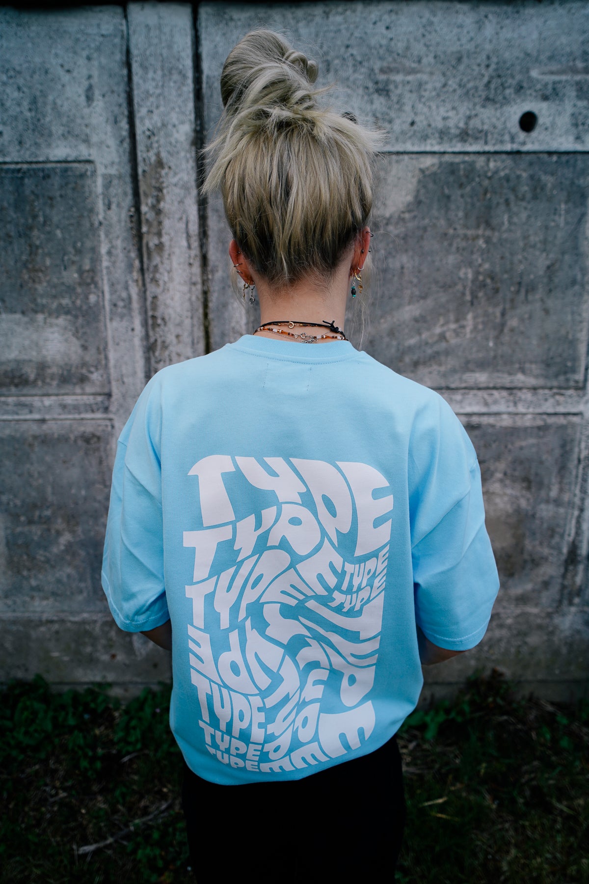 BABY BLUE LOGO TEE