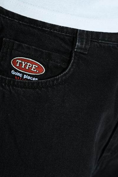 BLACK DENIM PANT