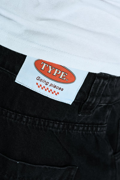 BLACK DENIM PANT