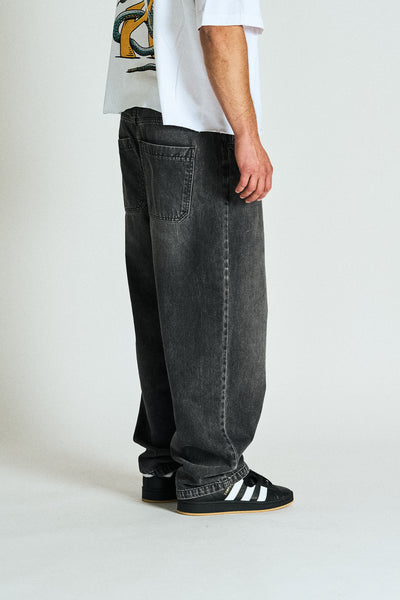 GREY DENIM PANT