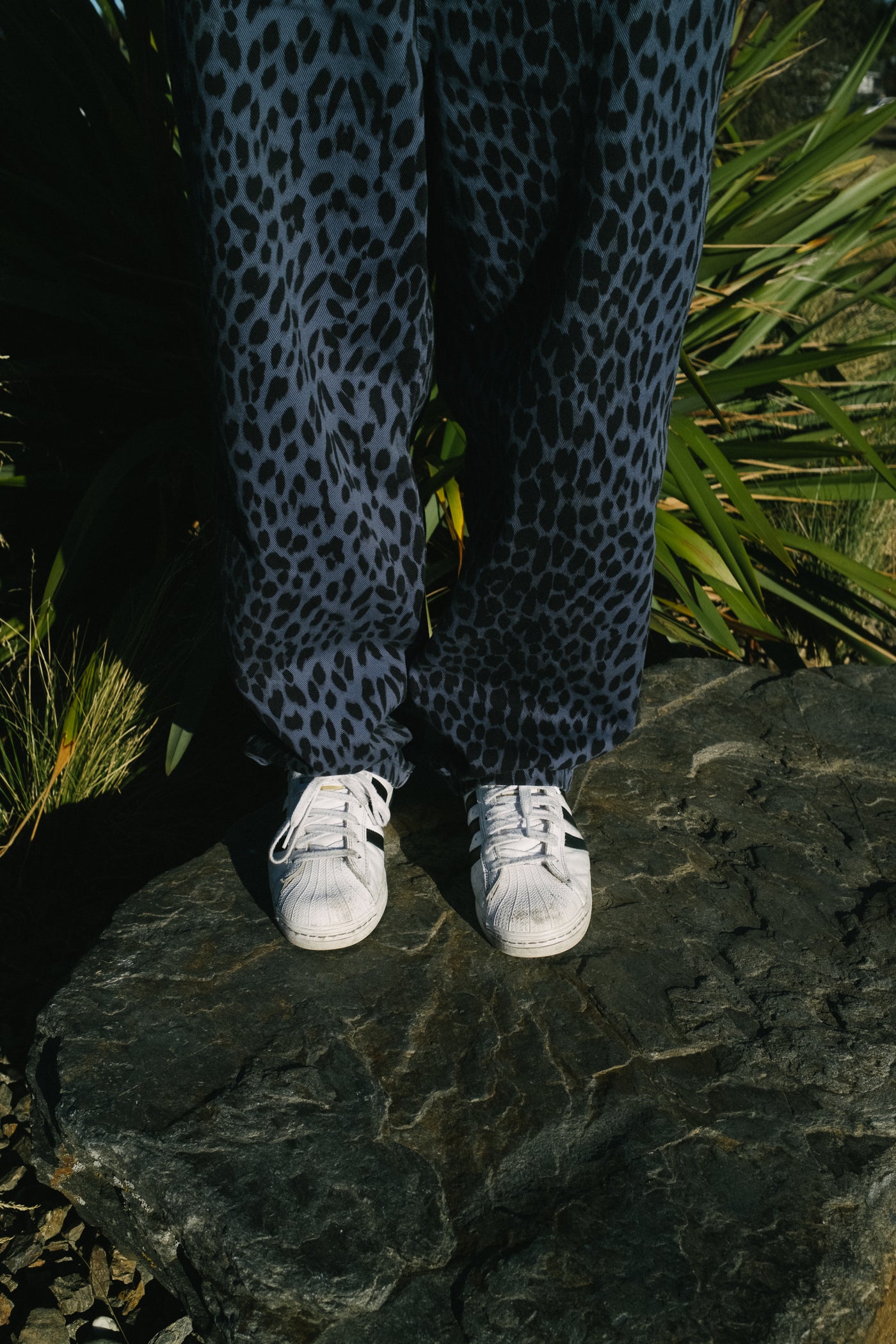 LIMITED ! Leopard Baggy Jeans
