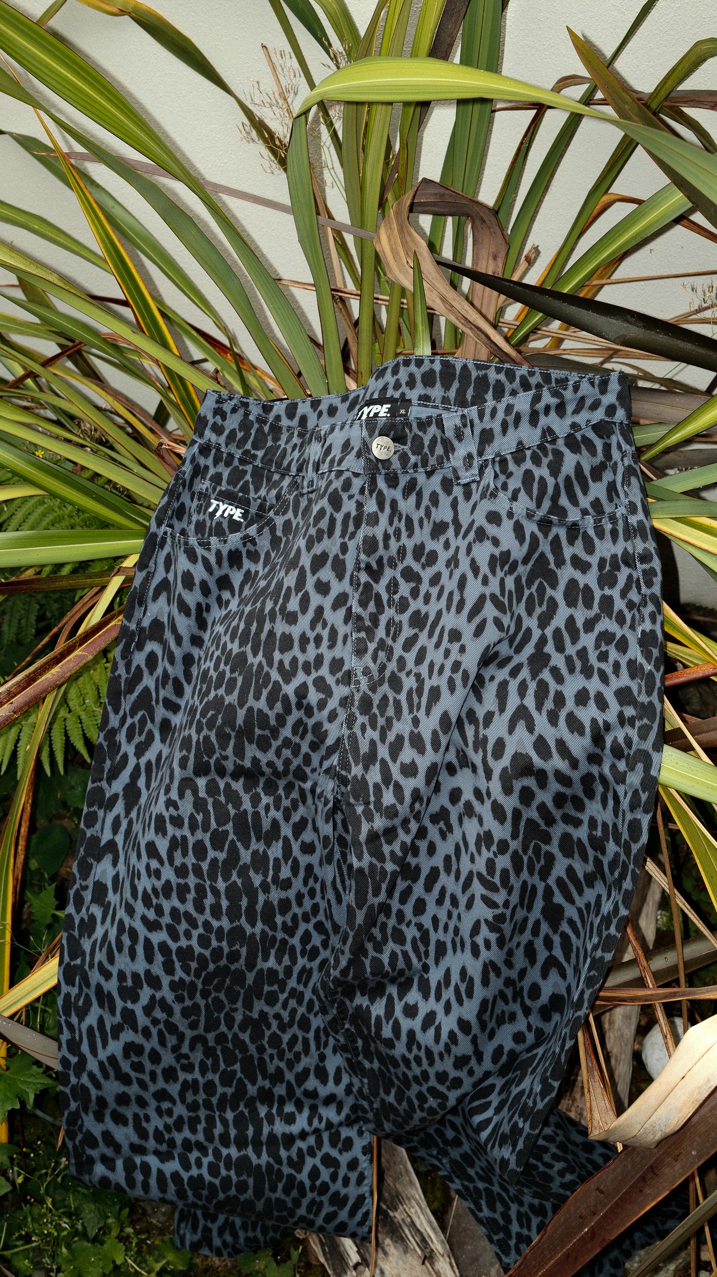 LIMITED ! Leopard Baggy Jeans
