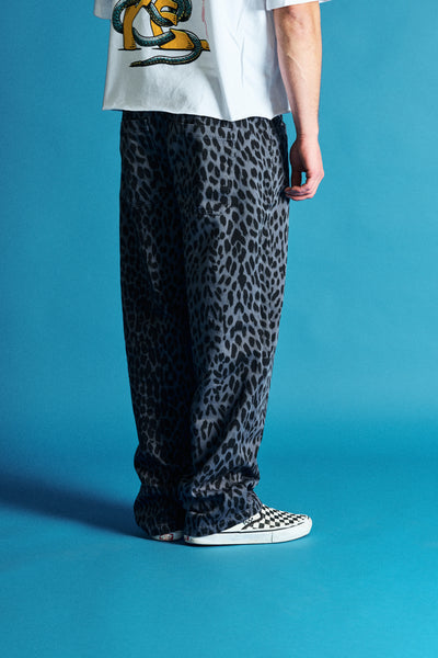 LIMITED ! Leopard Baggy Jeans